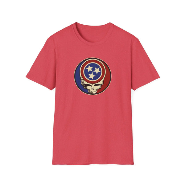 Grateful Dead - Tennessee State Flag Stealie Grateful Dead T-Shirt - StealieShop