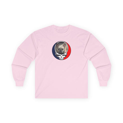Custom Dog Stealie Grateful Dead Long Sleeve Tee (59)