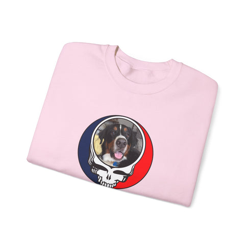 Custom Dog Stealie Crewneck Sweatshirt (136)