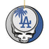 Grateful Dead - Los Angeles Baseball Baseball Stealie Christmas Ornament - StealieShop