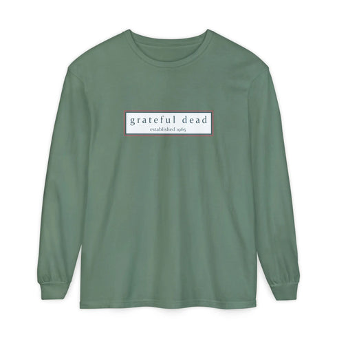 Grateful Dead - The Do-Dah Man Vineyard Collection Garment-Dyed Long Sleeve T-Shirt - StealieShop