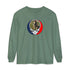 Custom Dog Stealie Garment-Dyed Long Sleeve T-Shirt (165)