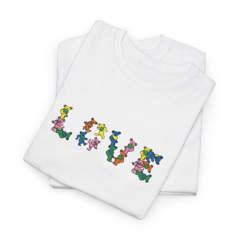 Dancing Bears LOVE Unisex Grateful Dead T-Shirt