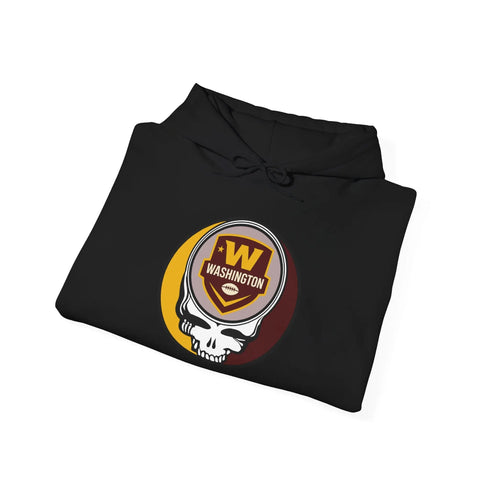 Grateful Dead - Washington Commanders Stealie Grateful Dead Hoodie Sweatshirt - NFL - StealieShop