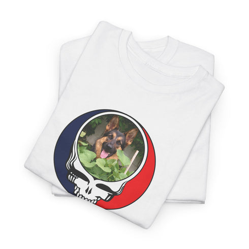 Custom Dog Stealie Unisex Grateful Dead T-Shirt (43)