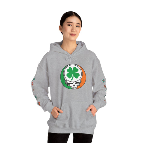 Irish Stealie with Dancing Bears Sleeves Premium Unisex Hoodie