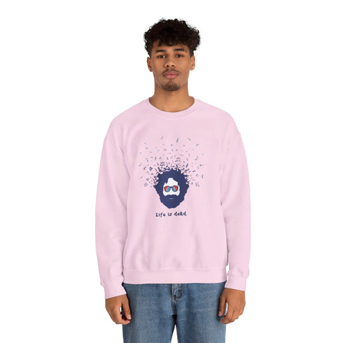 Grateful Dead - Jerry's Bursting With Music | Life is dead. Crewneck Sweatshirt - StealieShop