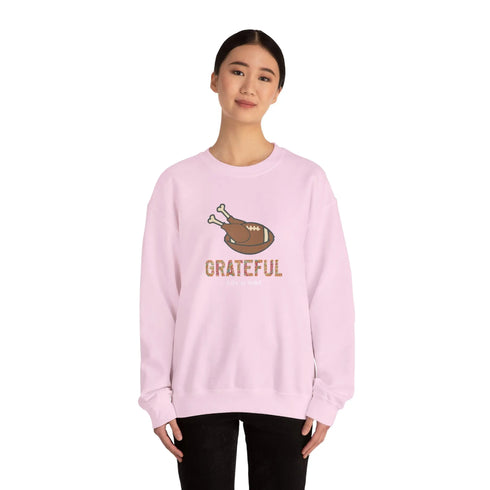 Life is dead. Turkey Day Unisex Crewneck Sweatshirt - Thanksgiving