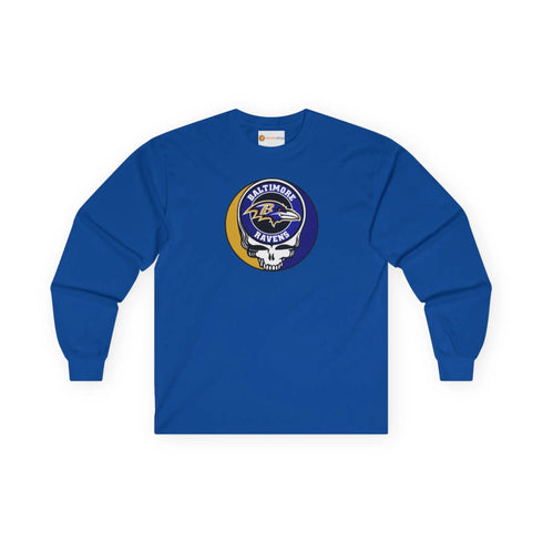 Baltimore Ravens Grateful Dead Long Sleeve Tee Printify