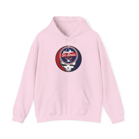 Grateful Dead - St. Louis Baseball Grateful Dead Unisex Heavy Blend Hoodie - MLB - StealieShop
