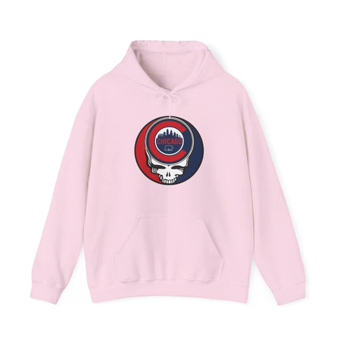 Grateful Dead - Chicago Cubs Grateful Dead Unisex Heavy Blend Hoodie - Hooded Sweatshirt - StealieShop