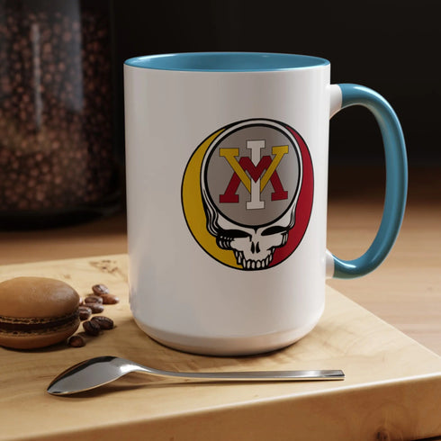 Virginia Military Institute Grateful Dead Stealie Coffee Mug (11oz or 15oz) - StealieShop