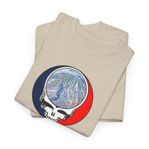 Stratton Trail Map Stealie Grateful Dead T-Shirt