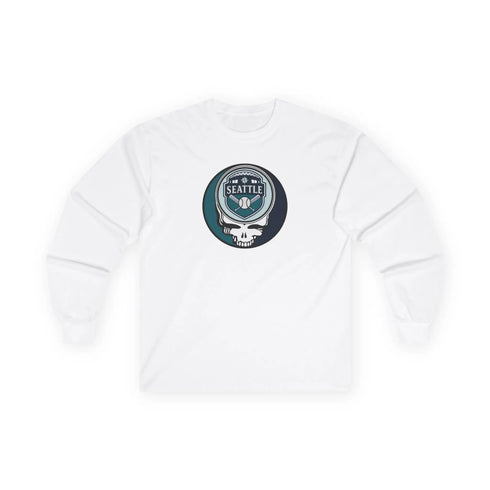 Grateful Dead - Seattle Mariners Classic Stealie Long Sleeve Tee - MLB - StealieShop