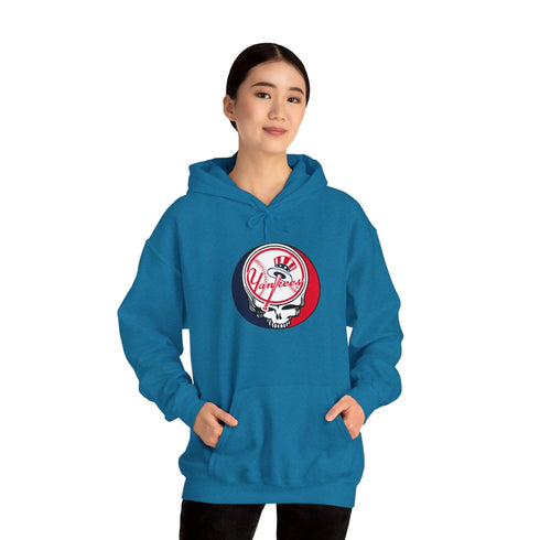 New York Yankees Grateful Dead Unisex Heavy Blend Hoodie - MLB - StealieShop