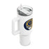 Grateful Dead - West Virginia University Stealie "Fat Man" Tumbler, Double Insulated 40oz Travel Mug - StealieShop