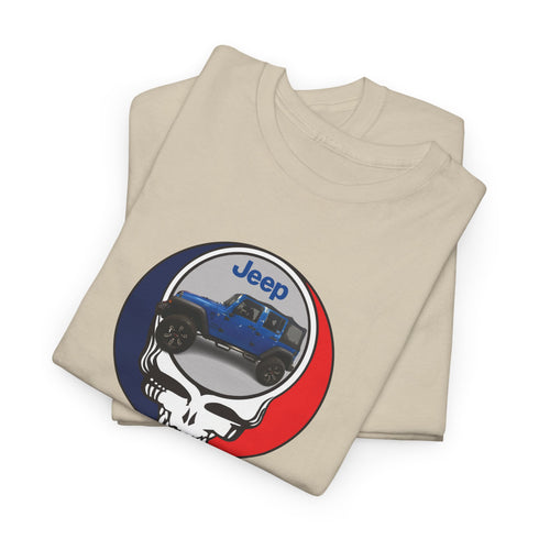 Custom Jeep Stealie Unisex Grateful Dead T-Shirt