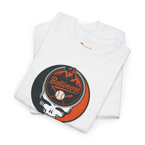 Grateful Dead - Baltimore Orioles Grateful Dead Steal Your Face T-Shirt - MLB - StealieShop