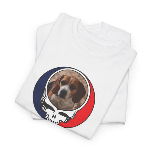 Custom Dog Stealie Unisex Grateful Dead T-Shirt (126)