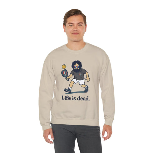 Grateful Dead - Jerry's in A Pickle | Life is dead. Crewneck Sweatshirt - StealieShop