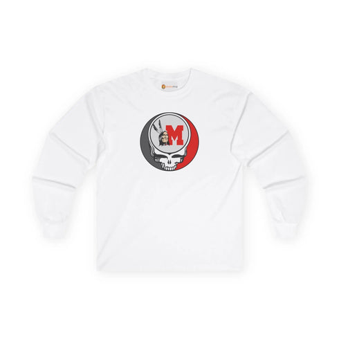 Miami of Ohio Redskins Grateful Dead Long Sleeve Tee StealieShop