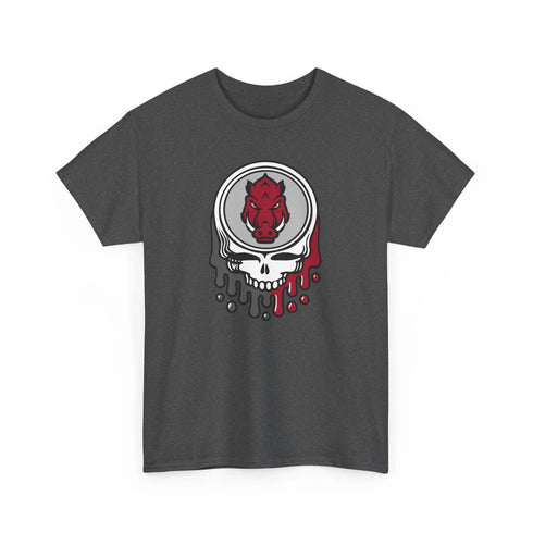 Arkansas Razorbacks Grateful Dead T-Shirt StealieShop