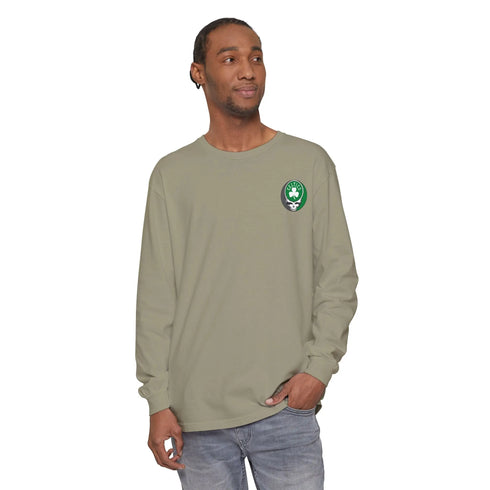 Grateful Dead - Boston Celtics Two-Sided Vineyard Collection Garment-dyed Long Sleeve T-Shirt - StealieShop