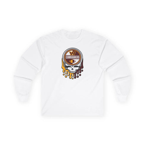 Washington Commanders Grateful Dead Long Sleeve Tee StealieShop