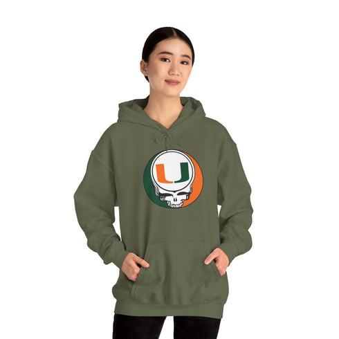 University of Miami Grateful Dead Unisex Heavy Blend Hoodie