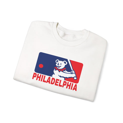 Philadelphia Phillies Dancing bear MLB Logo Stealie Crewneck Sweatshirt