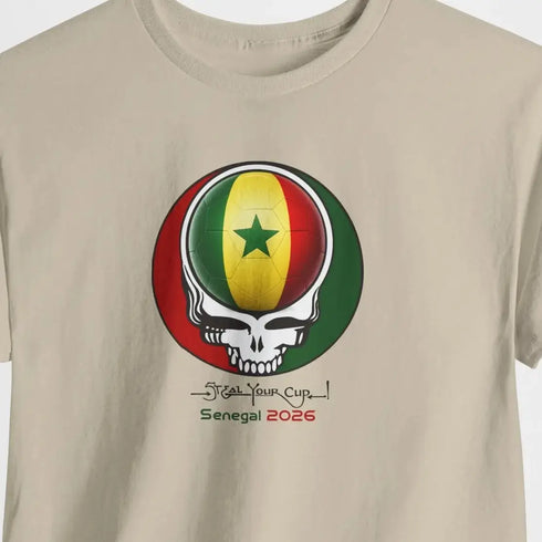 2026 Senegal World Cup "Steal Your Cup" Grateful Dead T-Shirt