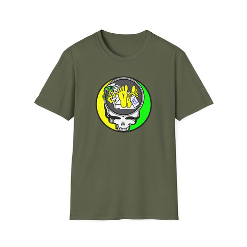 Grateful Dead - Custom Dead Bob Art Stealie Grateful Dead T-Shirt - StealieShop