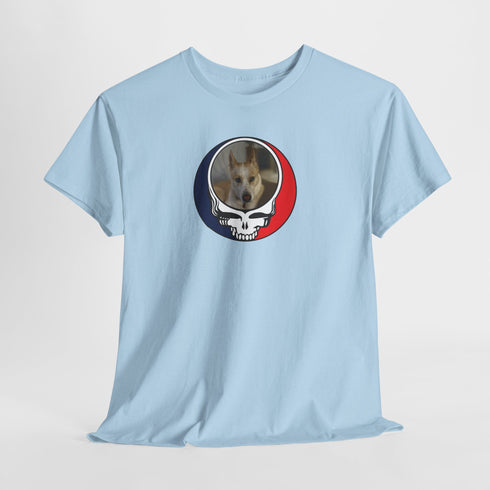 Custom Dog Stealie Unisex Grateful Dead T-Shirt (88)