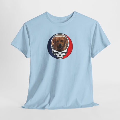 Custom Dog Stealie Unisex Grateful Dead T-Shirt (171)
