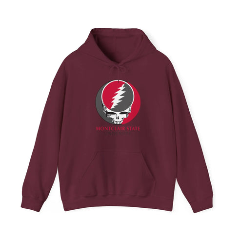 Montclair State University Grateful Dead Hoodie - Hooded Sweatshirt - MSU - StealieShop