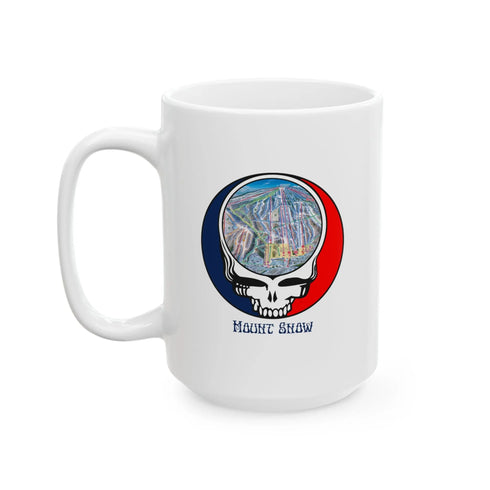 Mount Snow Trail Map Stealie 15oz Ceramic Mug