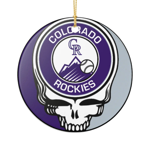 Grateful Dead - Colorado Baseball Baseball Stealie Christmas Ornament - StealieShop