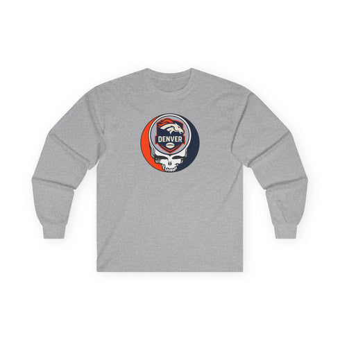 Grateful Dead - Denver Broncos Grateful Dead Long Sleeve Tee - NFL - StealieShop
