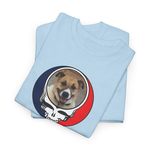 Custom Dog Stealie Unisex Grateful Dead T-Shirt (127)