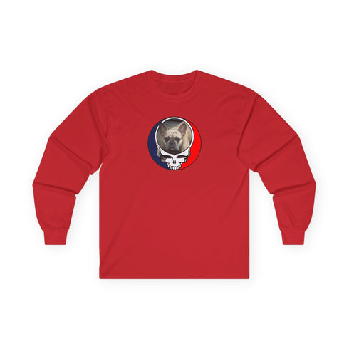 Custom Dog Stealie Grateful Dead Long Sleeve Tee (59)