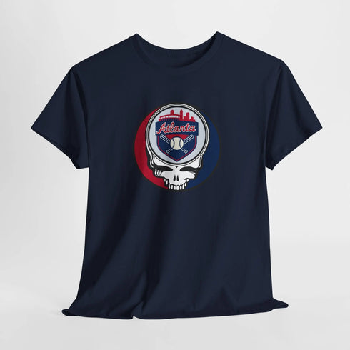 Grateful Dead - Atlanta Braves Grateful Dead Steal Your Face T-Shirt - MLB - StealieShop
