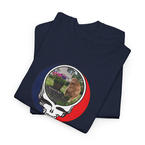 Custom Dog Stealie Unisex Grateful Dead T-Shirt (36)