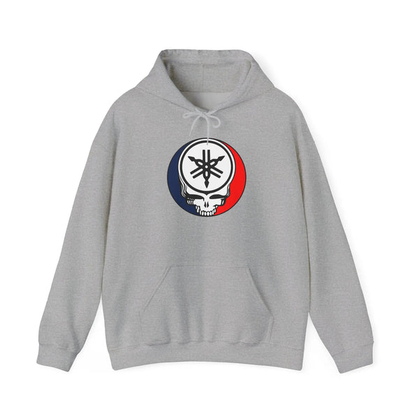 Yamaha Tuning Fork Stealie Grateful Dead Hoodie Sweatshirt