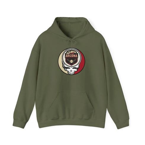 Grateful Dead - Arizona Diamondbacks Grateful Dead Unisex Heavy Blend Hoodie - Hooded Sweatshirt - StealieShop
