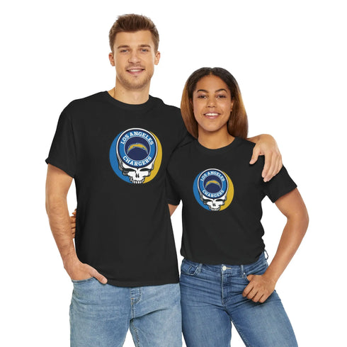 Los Angeles Chargers Grateful Dead T-Shirt StealieShop