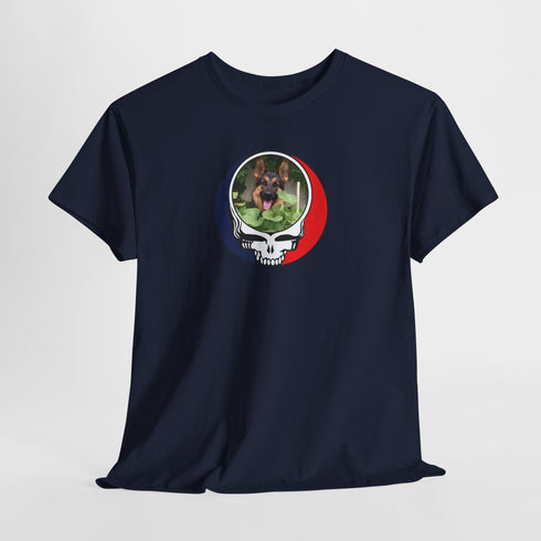 Custom Dog Stealie Unisex Grateful Dead T-Shirt (43)