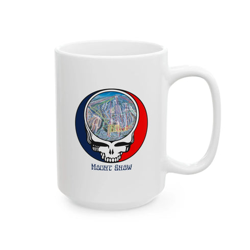 Mount Snow Trail Map Stealie 15oz Ceramic Mug