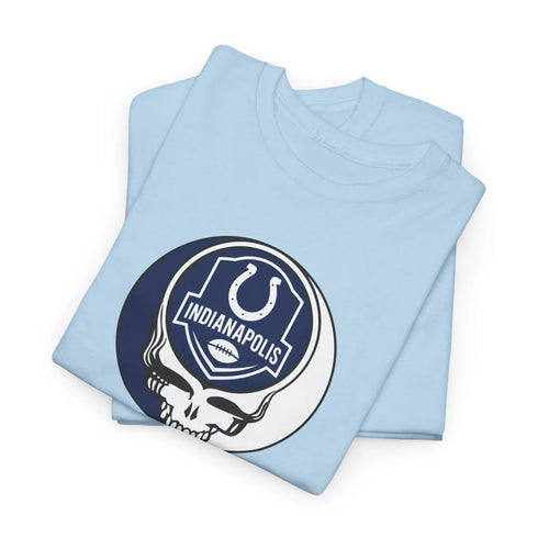 Grateful Dead - Indianapolis Colts Stealie Grateful Dead Steal Your Face T-Shirt - NFL - StealieShop