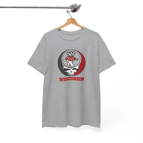 Grateful Dead - Wisconsin Dancing Badger Stealie Grateful Dead T-Shirt - StealieShop