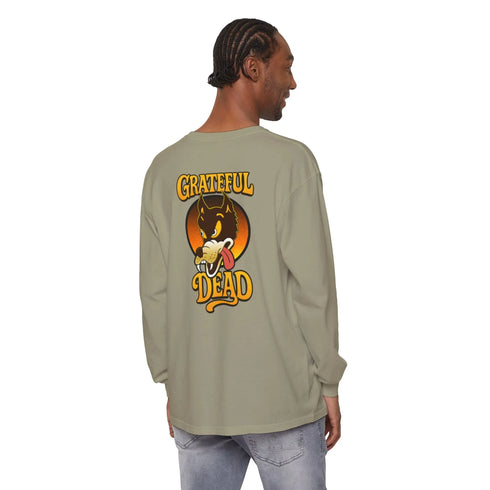 Grateful Dead - The Wolf Vineyard Collection Garment-Dyed Long Sleeve T-Shirt - StealieShop